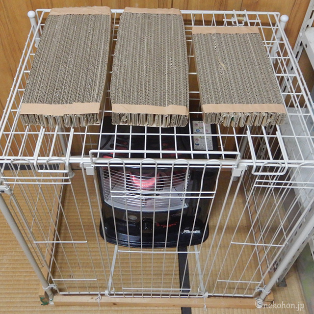 段ボールの自作つめとぎ