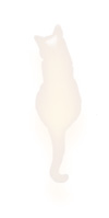 猫イラスト、薄い色　cat
