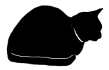 loaf4 猫シルエット Cat Silhouette