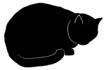 loaf6 猫シルエット Cat Silhouette