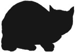 loaf12 猫シルエット Cat Silhouette