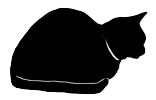 loaf4 猫シルエット Cat Silhouette