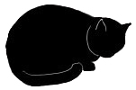 loaf6 猫シルエット Cat Silhouette