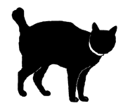 stand19 猫シルエット Cat Silhouette