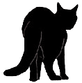 stand6 猫シルエット Cat Silhouette