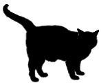 stand7 猫シルエット Cat Silhouette