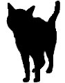 stand14 猫シルエット Cat Silhouette