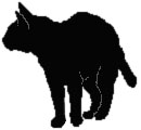 stand15 猫シルエット Cat Silhouette