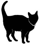 stand2 猫シルエット Cat Silhouette