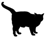 stand7 猫シルエット Cat Silhouette
